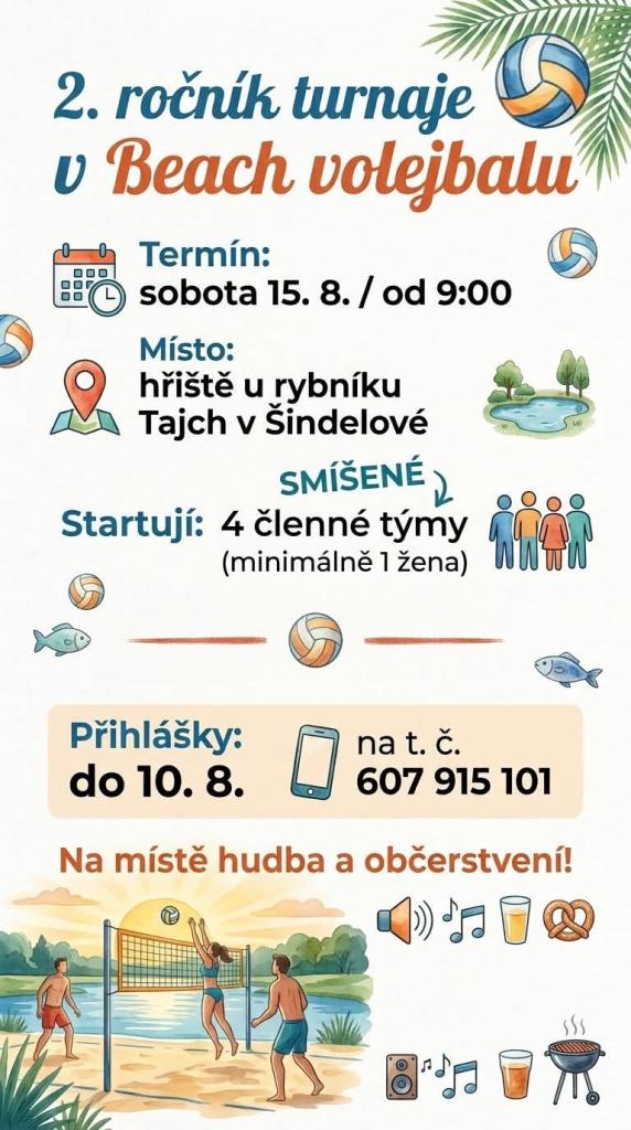 2.&nbsp;ročník turnaje v&nbsp;Beach volejbalu